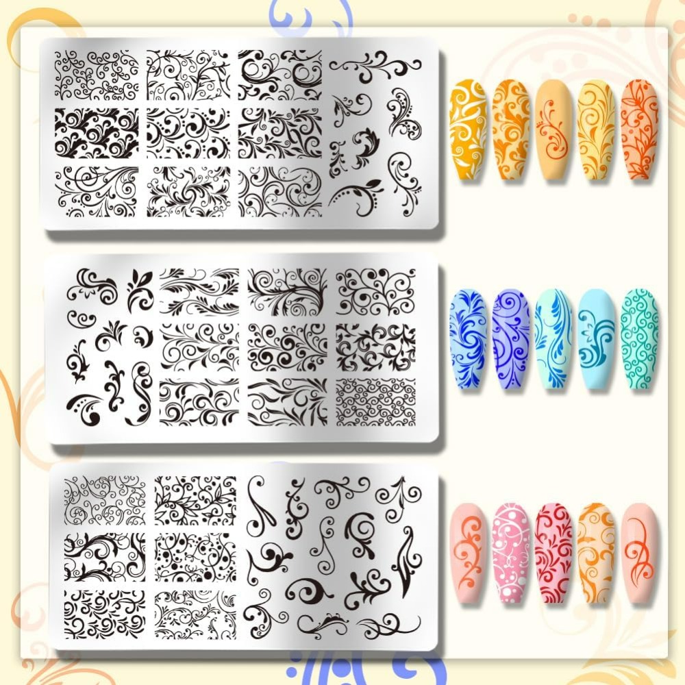 3 pezzi modelli per nail art c - Nail Art Inspo recensione e prezzo