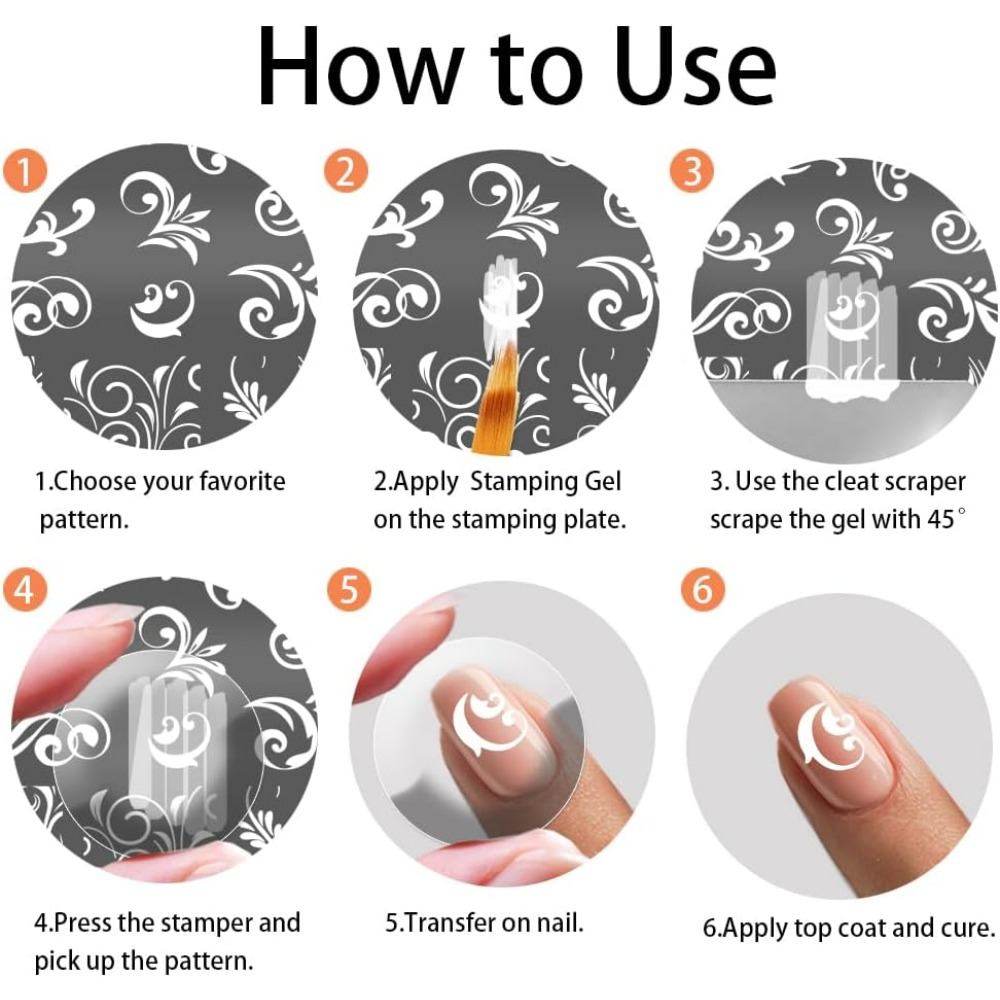 3 pezzi modelli per nail art c - Nail Art Inspo recensione e prezzo