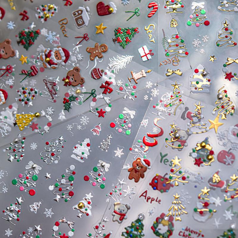 Adesivi per Unghie Natalizi 3D - Nail Art Xmas Stickers recensione e prezzo