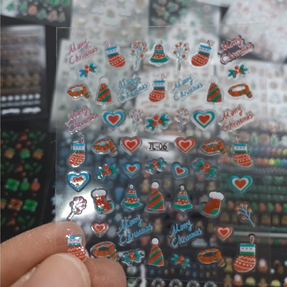 30 pezzi adesivi natalizi per  - Nail Art Xmas Stickers recensione e prezzo