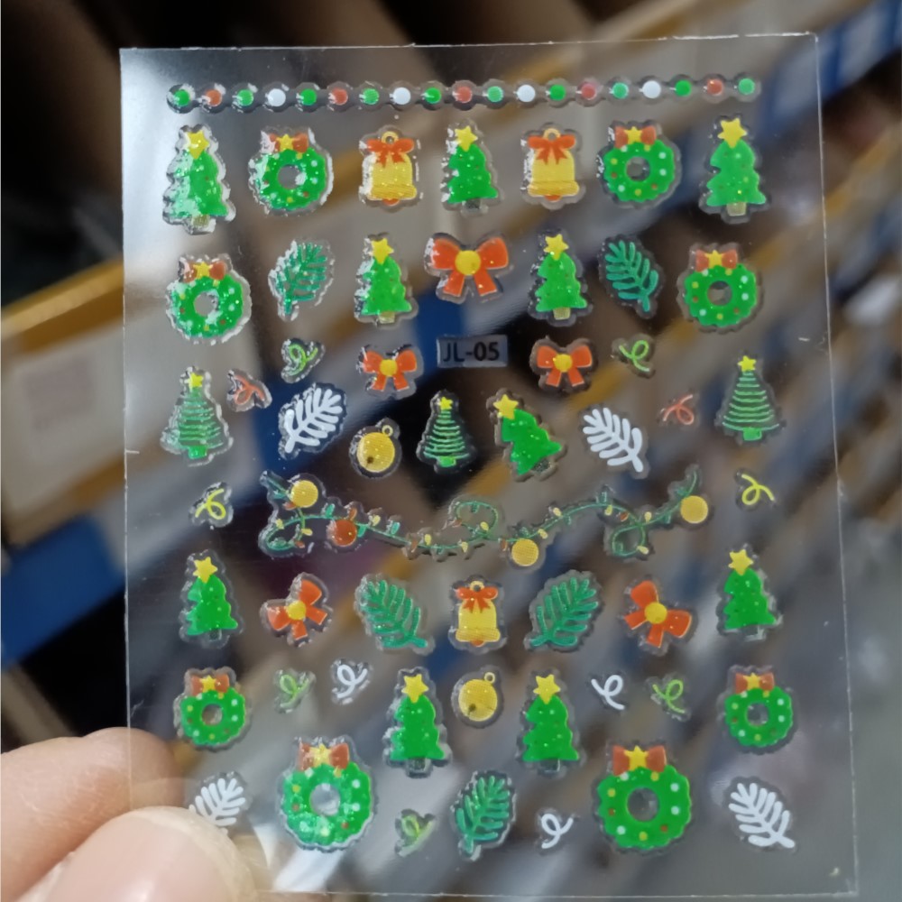 30 pezzi adesivi natalizi per  - Nail Art Xmas Stickers recensione e prezzo