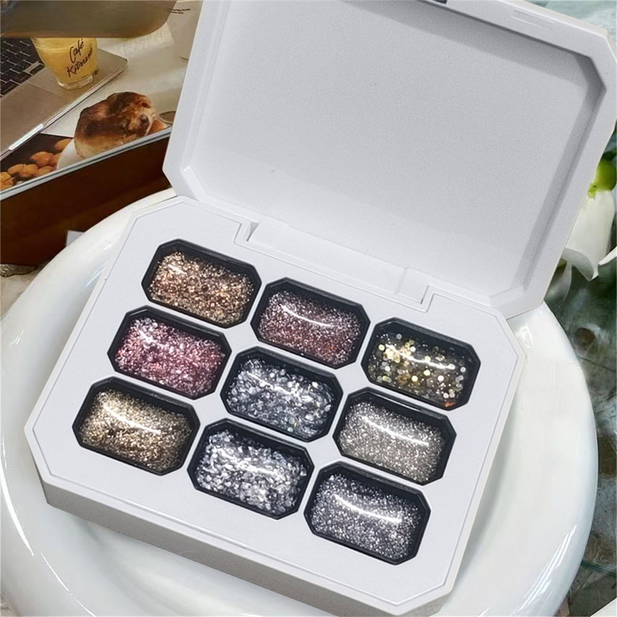 1 pz Gel Solido Glitterato Sta - Nail Art Halal recensione e prezzo