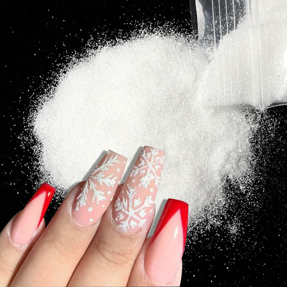 50 g/borsa Natale Bianco Nero  - Nail Art Xmas Stickers recensione e prezzo