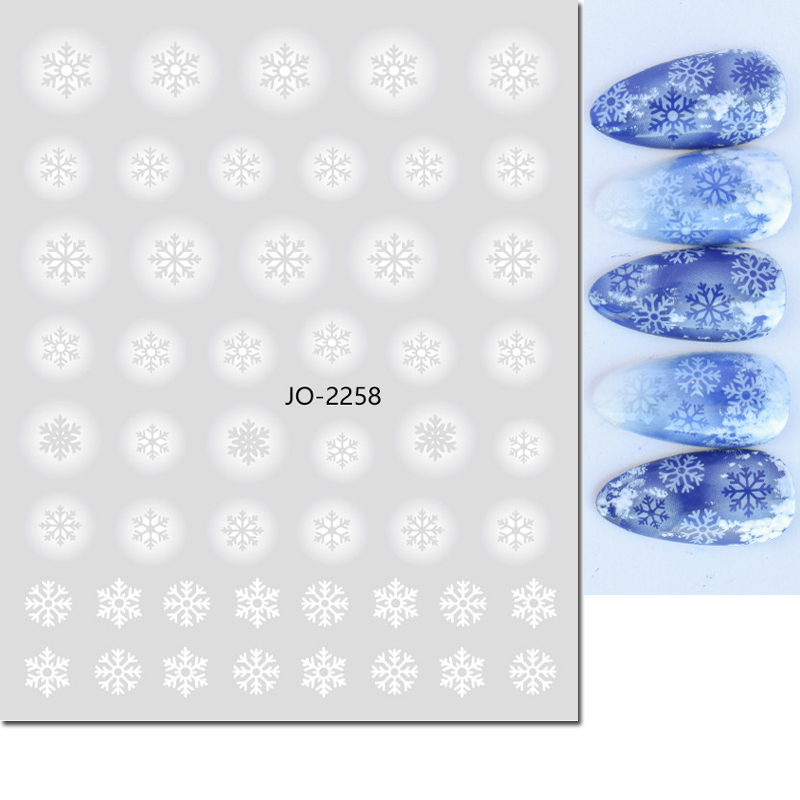Nail Art Decalcomanie 3D Fiocc - Nail Art Xmas Stickers recensione e prezzo