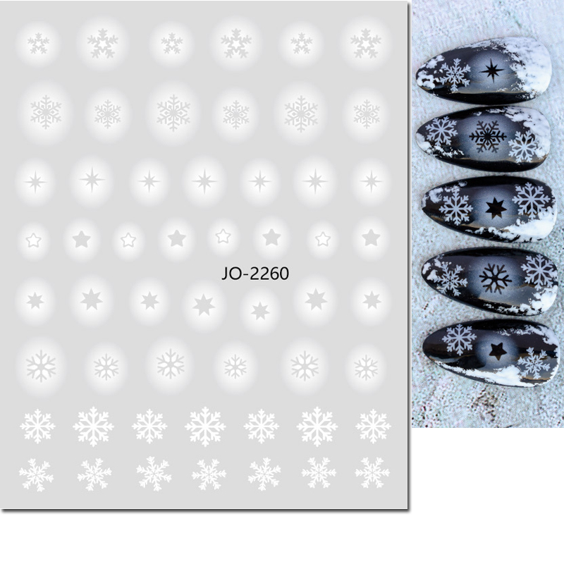 Nail Art Decalcomanie 3D Fiocc - Nail Art Xmas Stickers recensione e prezzo