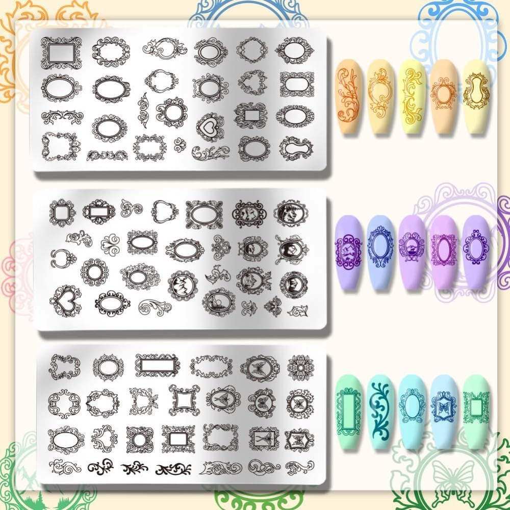 Set di 3 Piastre per Stamping  - Nail Art Inspo recensione e prezzo