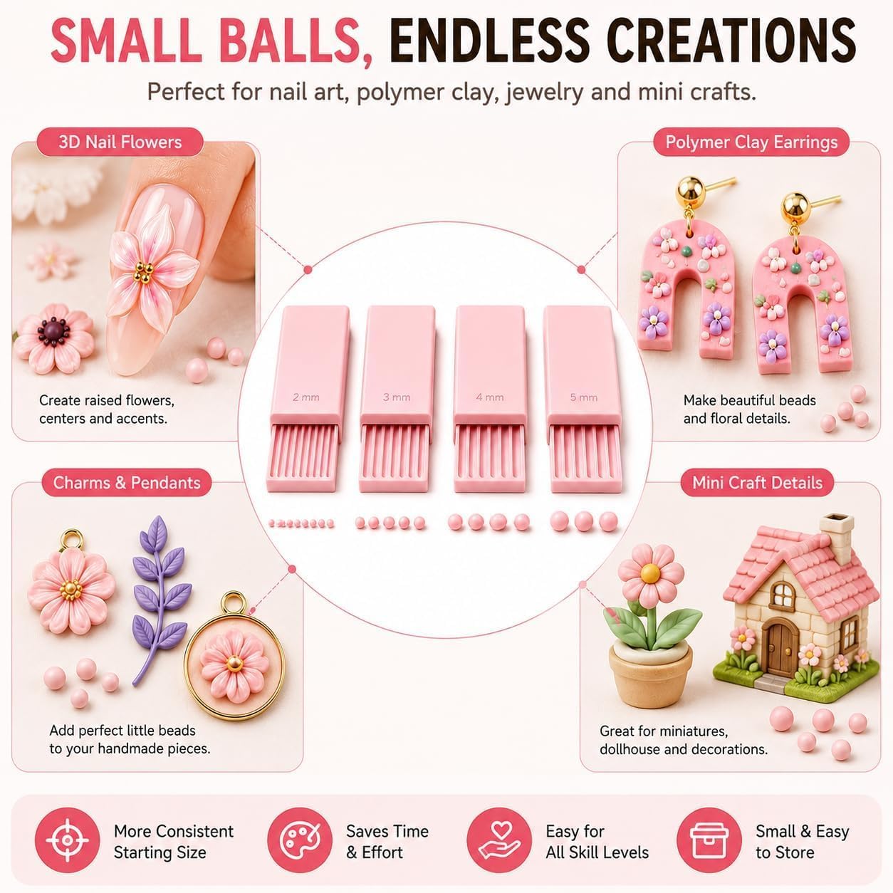 4 Pezzi Strumento per Creare S - Nail Art Halal recensione e prezzo