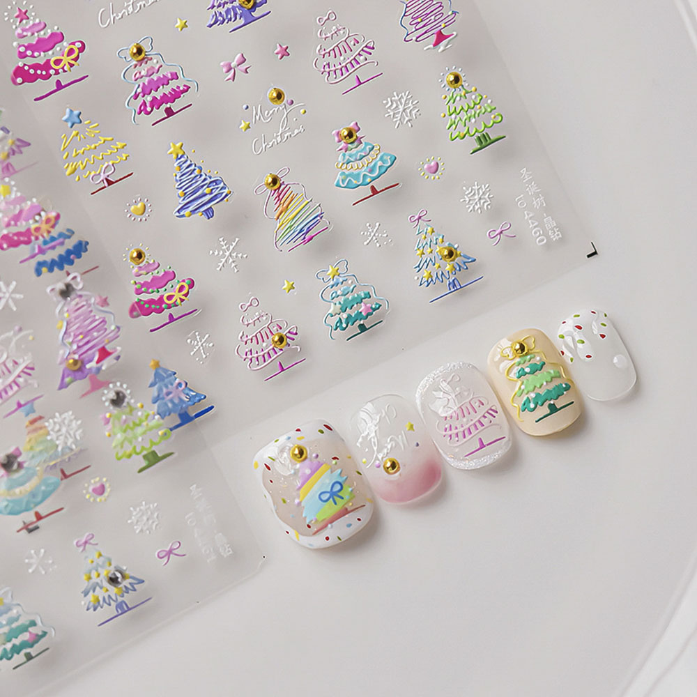 Decalcomanie per adesivi per n - Nail Art Xmas Stickers recensione e prezzo