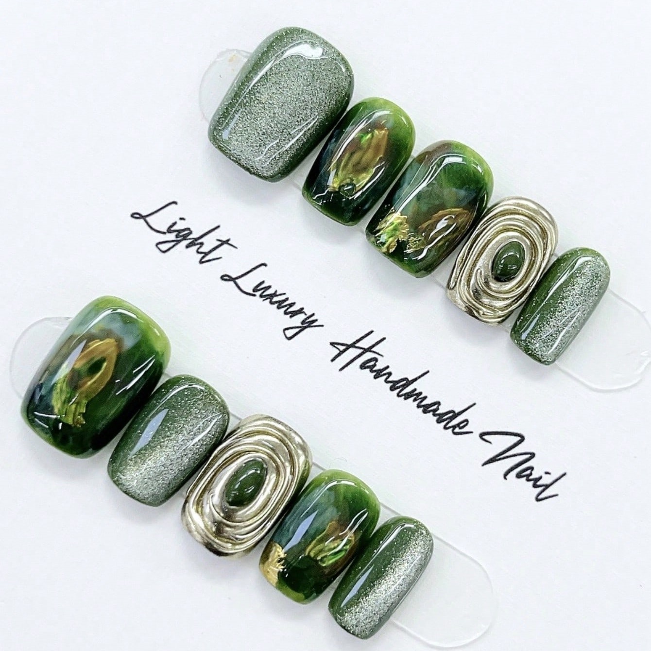 10 pezzi di unghie finte quadr - Nail Art Inspo recensione e prezzo