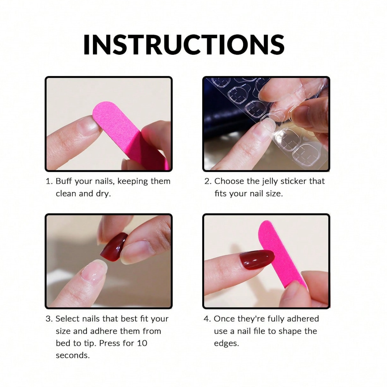 10 pezzi di unghie finte quadr - Nail Art Inspo recensione e prezzo
